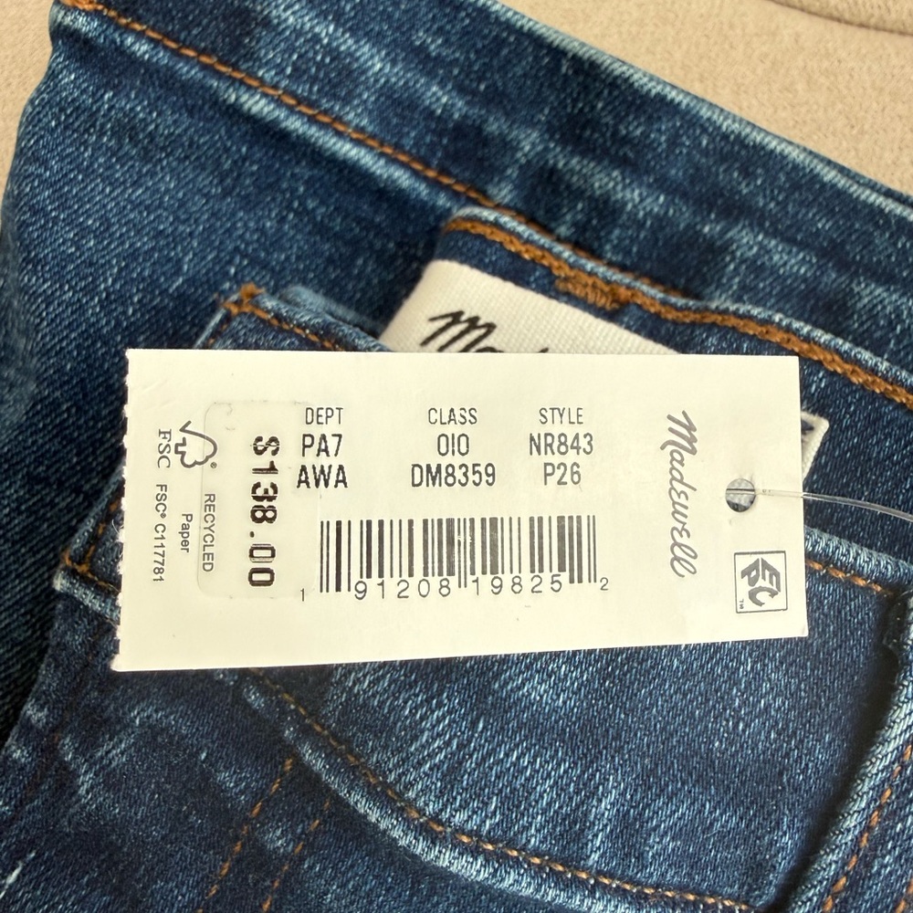 Madewell Emmett Wide Leg Jeans NWT - Picture 7 of 7